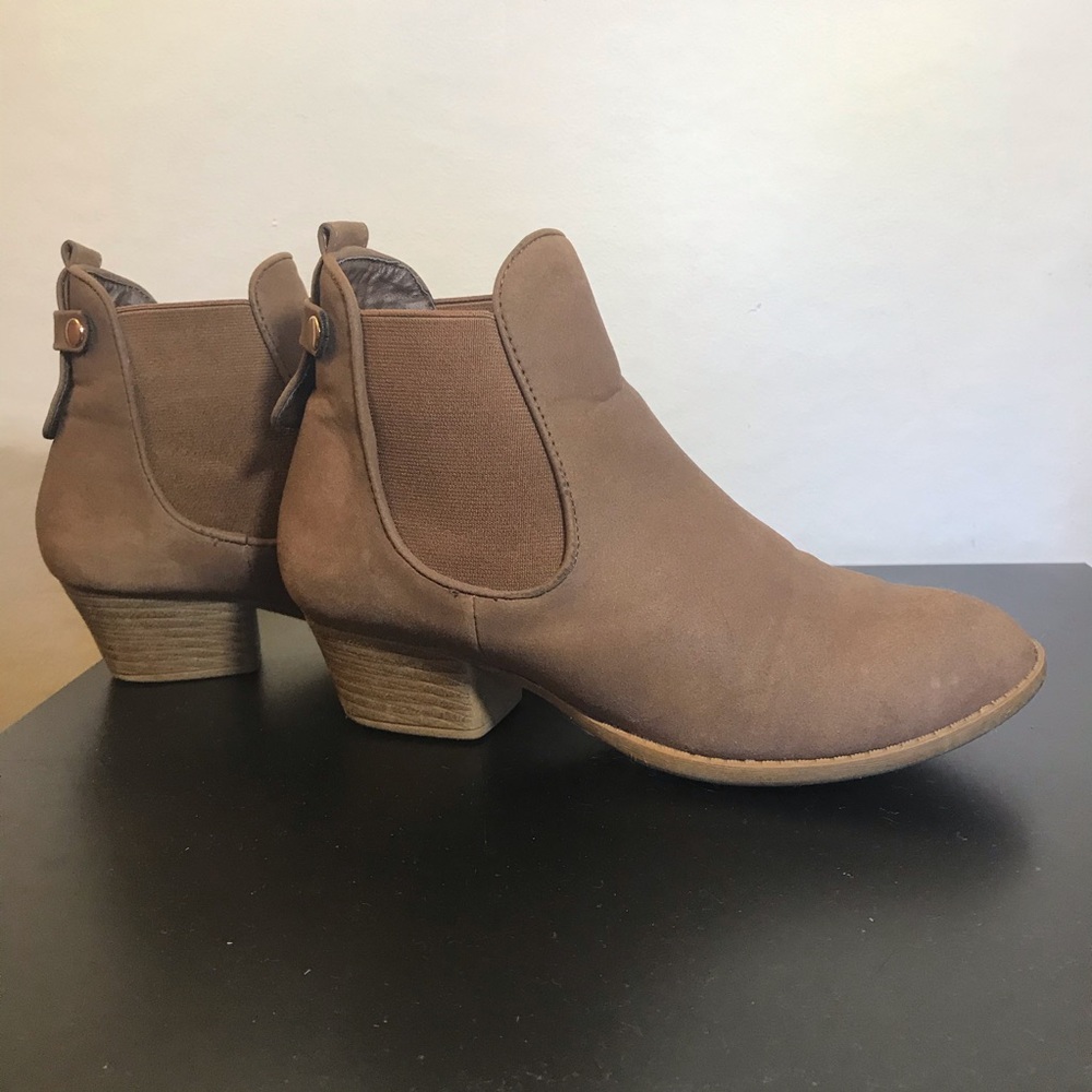 Brown booties